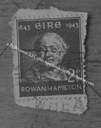 COPY NEGS ROWAN HAMILTON STAMP 1943 (QUATERNIOUS)